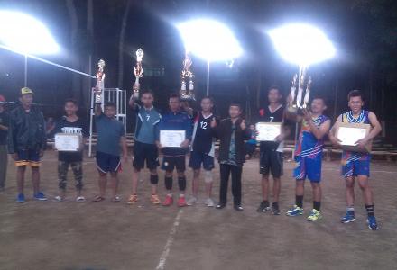 PEROLEHAN JUARA LOMBA  BOLA VOLLEY DESA TERONG CUP 1